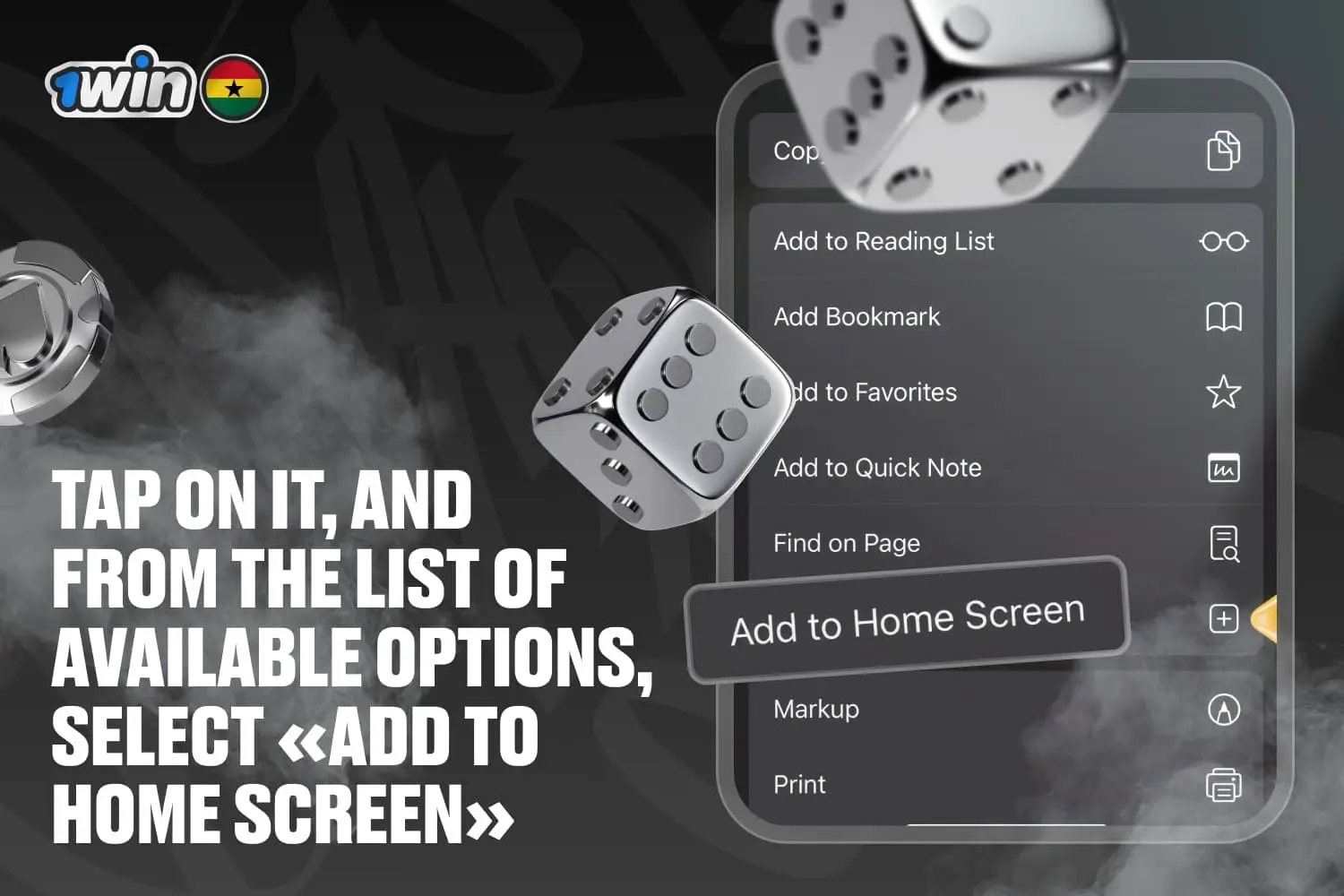 choose the needed option